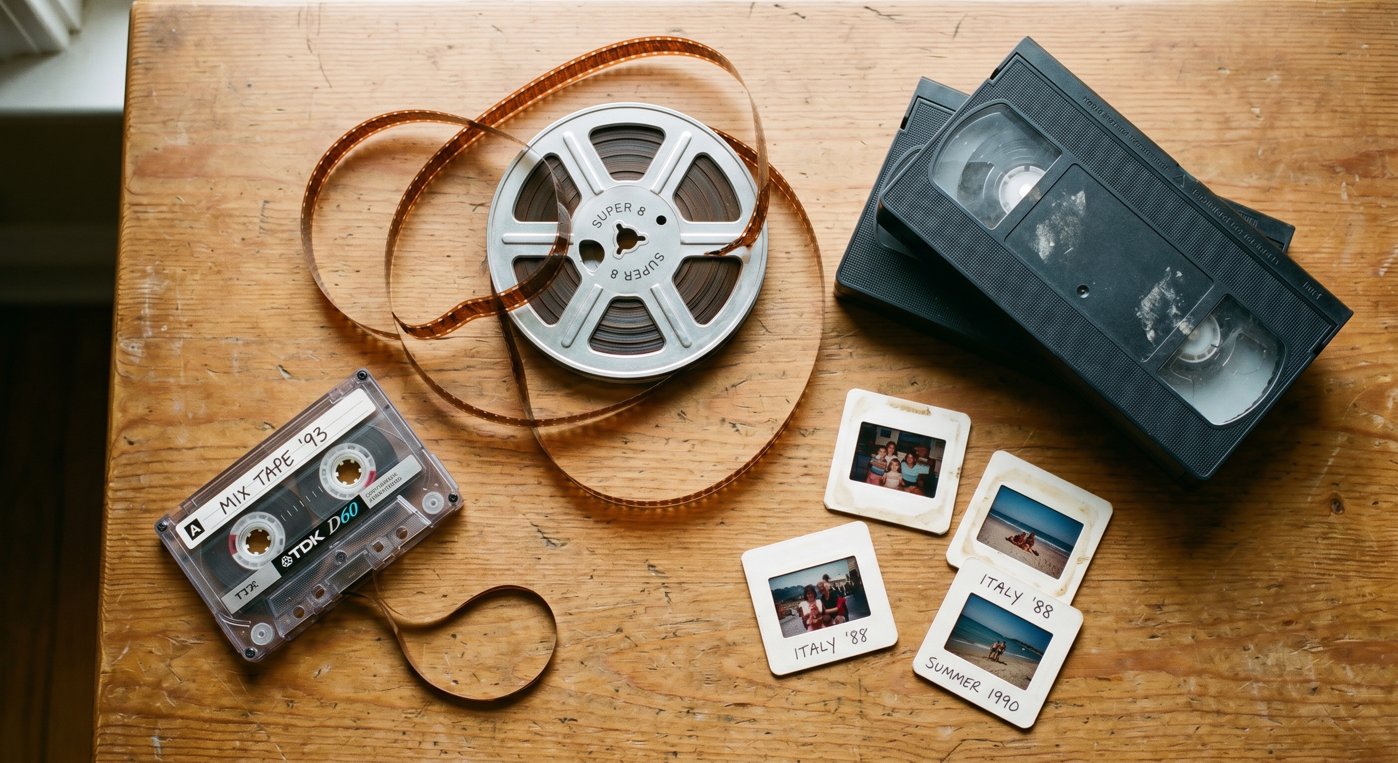 Jak stará je moje kazeta, film nebo diapozitiv?
